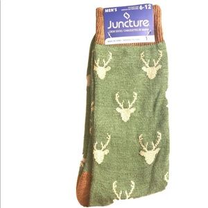 JUNCTURE ANTLER Hunting Mens Printed Novelty Crew Socks